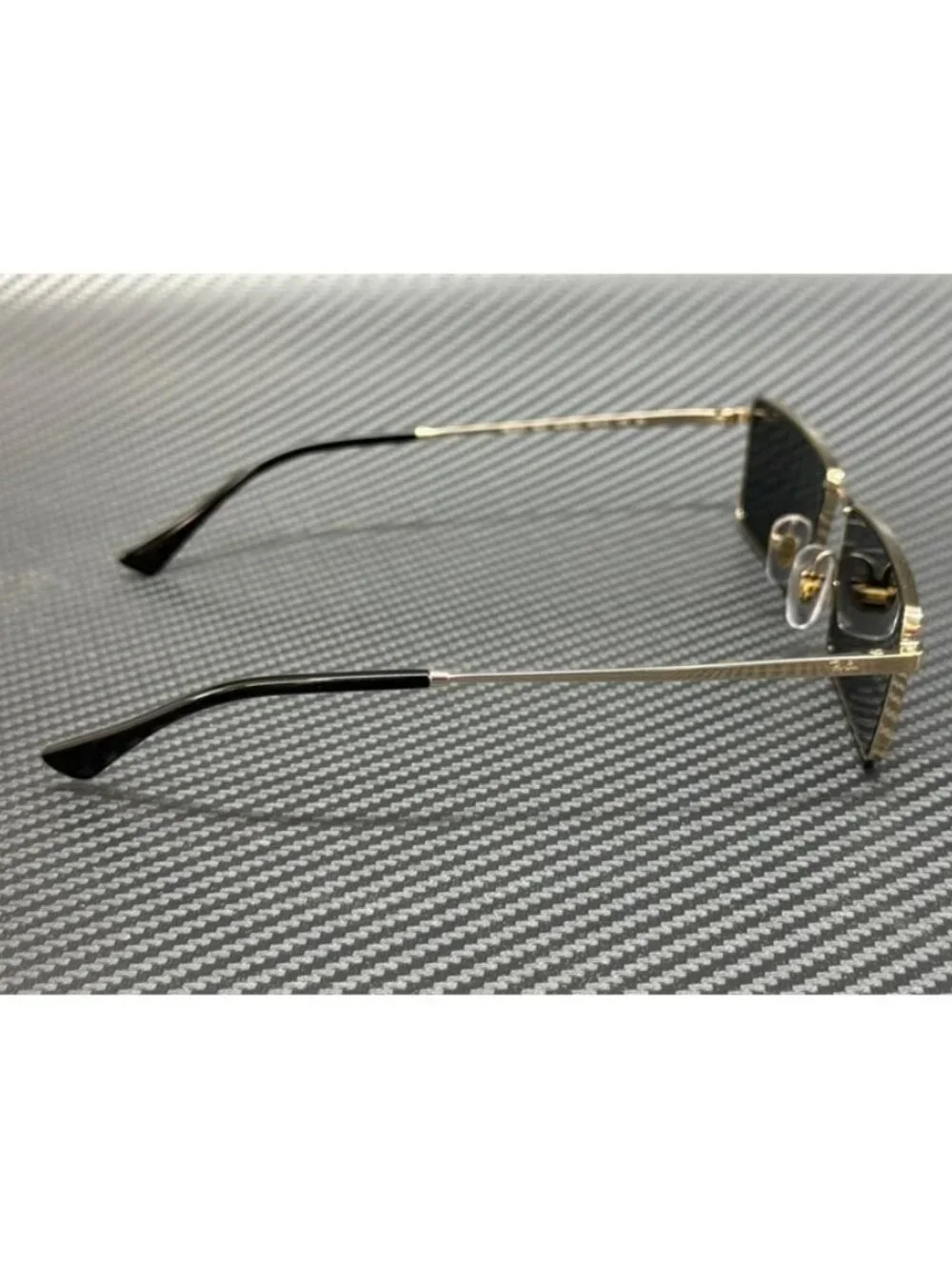 New RAY-BAN Men Light Gold Sunglasses 59-17-145